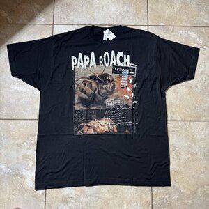 Papa Roach Infest Tracklist T-Shirt 2XL New